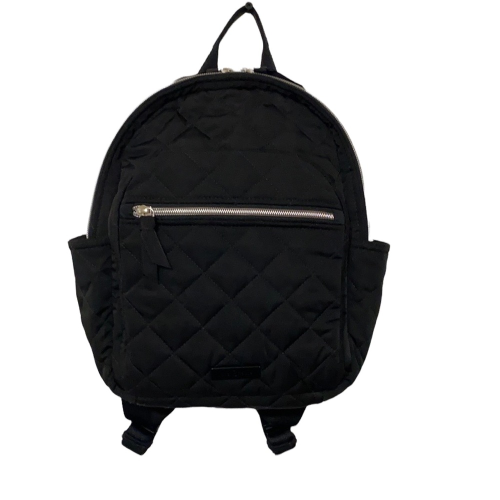 Small black Vera Bradley backpack in performance twill. For campus life. 9”x 12” - Picture 12 of 12